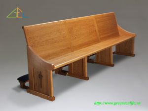 Ghế làm bằng gỗ sồi đỏ